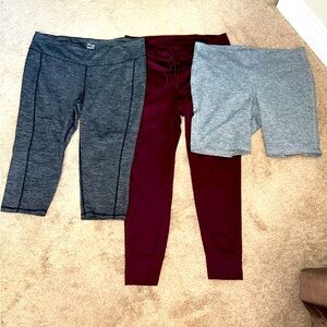 EUC- Old Navy XXL Lot of 3 athletic bottoms